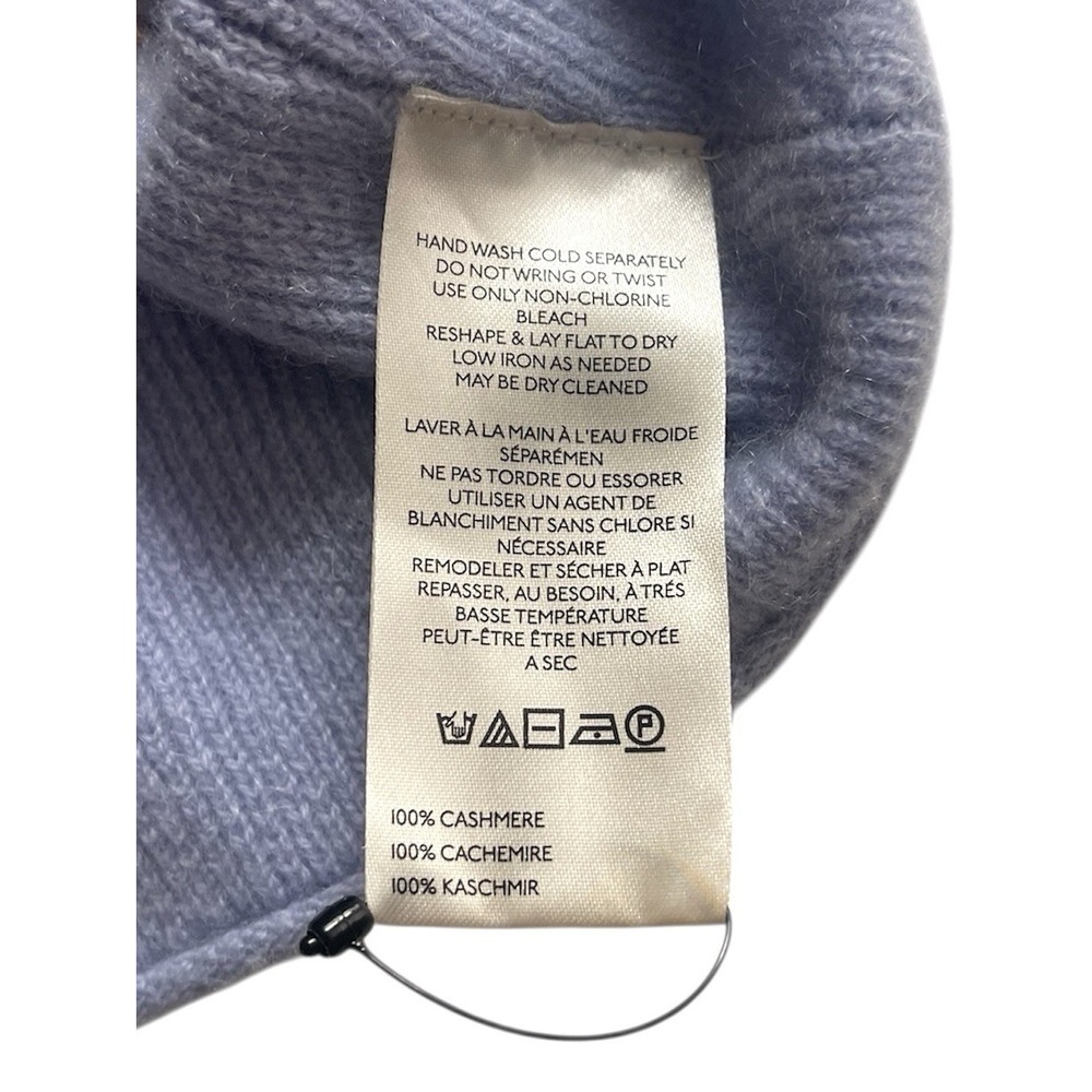 Free People Sammi‎ Cashmere Knit Sweater Vest Periwinkle Blue Pastel Retro Indie - Picture 14 of 16
